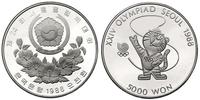 5.000 wonów 1988, OLIMPIADA W SEULU, srebro 16,6