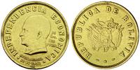 50 bolivianor 1952, złoto 38. 9 g, "900"