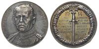 Niemcy, medal autorstwa Lauera z 1914 roku wybity dla uczczenia Generała Karla Wilhelma Georg Augusta Gottfrieda von Einem, dowó
