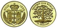 25 dolarów 1996, złoto "999", 1.24 g
