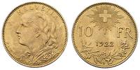 10 franków 1922, złoto 3.23 g