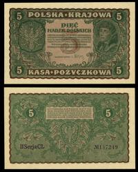 5 marek polskich 23.08.1919, pięknie zachowane, 