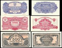 zestaw banknotów z serii 1944 roku, o nominałach
