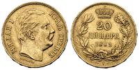 20 dinarów 1882, złoto 6.43 g