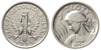 1 złoty 1925, Londyn, Kobieta z kłosami, moneta 