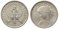 1 złoty 1924, Paryż, Kobieta z kłosami, moneta c
