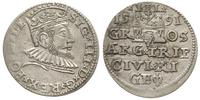 trojak 1591, Ryga, Iger R.91.1.c
