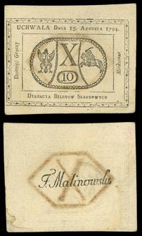 10 groszy 13.08.1794, Miłczak A9a