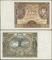 100 złotych 9.11.1934, seria AV., znak wodny +X+
