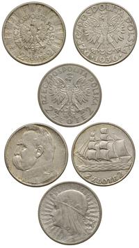 zestaw monet 2 złotowych 1934 - 1936, Warszawa, 