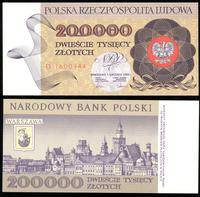 200.000 złotych 1.12.1989, seria D, wyśmienite, 