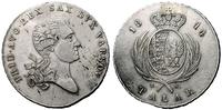 talar 1814, Warszawa, bardzo ładna moneta z zani