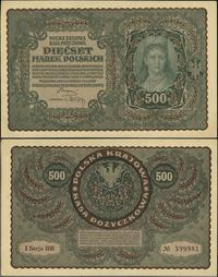 500 marek polskich 23.08.1919, dolny margines ni