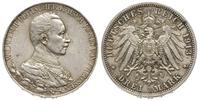 3 marki 1913/A, Berlin, cesarz w mundurze, Jaege