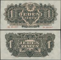 1 złoty 1944, seria XO, "obowiązkowym", wyśmieni