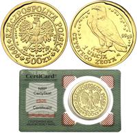 500 złotych 1996, Orzeł Bielik, złoto 31.1 g., P