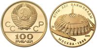 100 rubli 1979, XXII Olimpiada , złoto 17.38 g, 