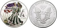1 dolar 2000, srebro 31.1 g, moneta emaliowana n