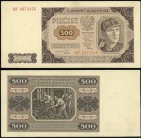500 złotych 1.07.1948, seria BF, Miłczak 140c