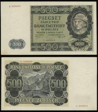 500 złotych 01.03.1940, seria A, Miłczak 98a
