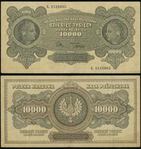 10 000 marek polskich 11.03.1922, seria L, dziur