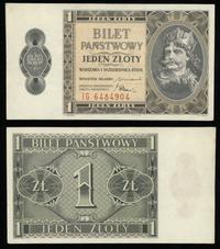 1 złoty 01.10.1938, seria IG, Miłczak 78b