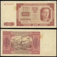 100 złotych 01.07.1948, seria GN, rzadka odmiana
