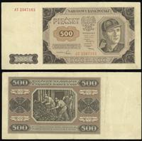 500 złotych 01.07.1948, seria AT, Miłczak 140b
