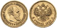 5 rubli 1886, złoto 6.42 g