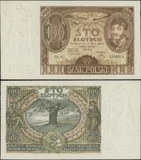 100 złotych 02.06.1932, Ser. AC., znak wodny +X+