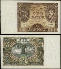 100 złotych 9.11.1934, ser. AV, nieświeży górny 