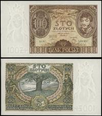 100 złotych 9.11.1934, ser. BE., pięknie zachwan