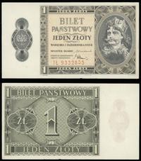 1 złoty 1.10.1938, seria IŁ, dolny margines nieś