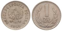 1 złoty 1949, Kremnica, miedzionikiel, patyna, P