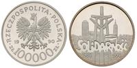 100 000 złotych 1990, Warszawa, Solidarność 1980