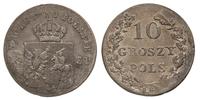 10 groszy 1831, Warszawa, ładna moneta z widoczn