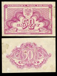 50 groszy 1944, bez ozanczenia serii, dwa wcięci