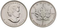 5 dolarów 2008, Liść klonowy, srebro "999" 31.46