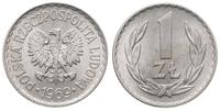 1 złoty 1969, Warszawa, wyśmienite, Parchimowicz