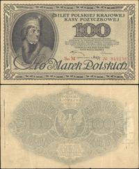 100 marek polskich 15.02.1919, Seria M, Miłczak 