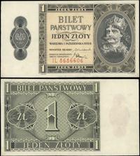 1 złoty 1.10.1938, seria IL, prawy dolny róg po 