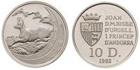 10 dinarów 1992, Kozica, srebro '925' 31.60 g, s