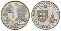 200 escudo 1991, Odkrycie Ameryki, srebro '925' 