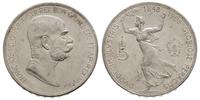 5 koron 1908, Wiedeń, 60-lecie panowania, srebro