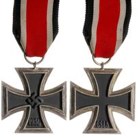 Krzyż Żelazny 2 klasa 1939, 44 x 44 mm, wstążka,