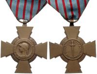 Krzyż Kombatantów, brąz 36 x 36 mm, wstążka