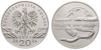 20 złotych 2003, Węgorz Europejski, delikatna pa
