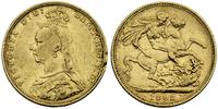 1 funt 1893, Melbourne, złoto 7.95 g