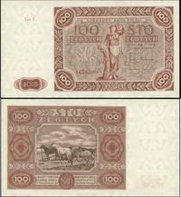 100 złotych 15.07.1947, seria F, piękne, Miłczak