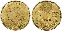 10 franków 1922, złoto 3.23 g